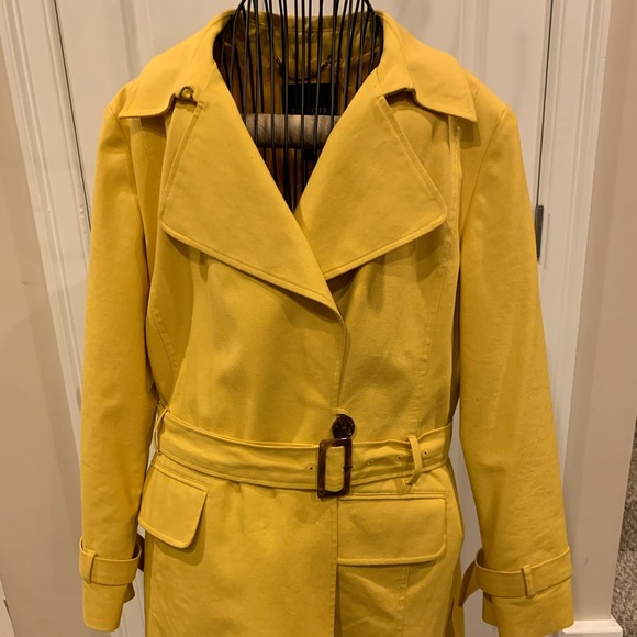 Talbots Jackets & Blazers - Woven Talbots Canary Trench Coat